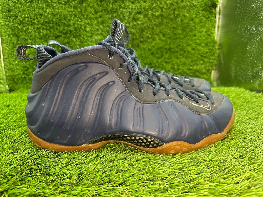 Nike Air Foamposite One 314996-405 Athletic Sneaker Men's 10.5 Blue Basketball